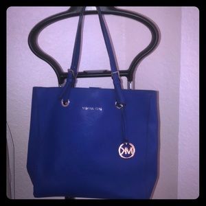 Michael Kors large royal blue tote